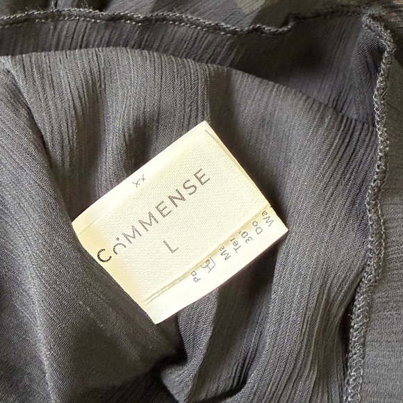 Commense Black Ruffled Layered Mini Dress - Picture 12 of 14